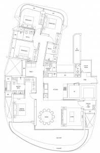 cape-royale-sentosa-floor-plan-4-bedroom-b1-singapore